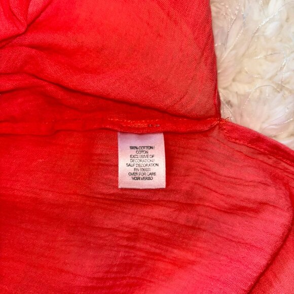 Calypso St. Barth Embellished Red Tunic - Size S - Picture 4 of 4